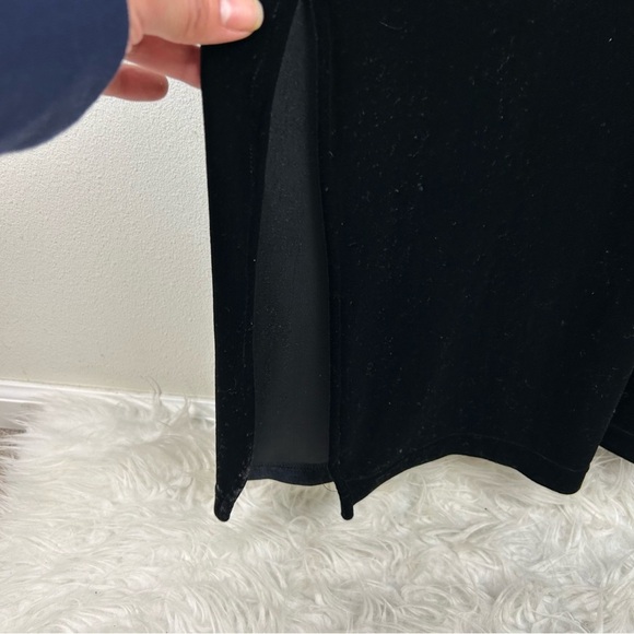 Caribou New York black velvet whimsigoth witchy maxi dress size: XL - Picture 6 of 8
